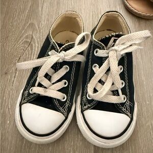 Classic Black Kids Sneakers